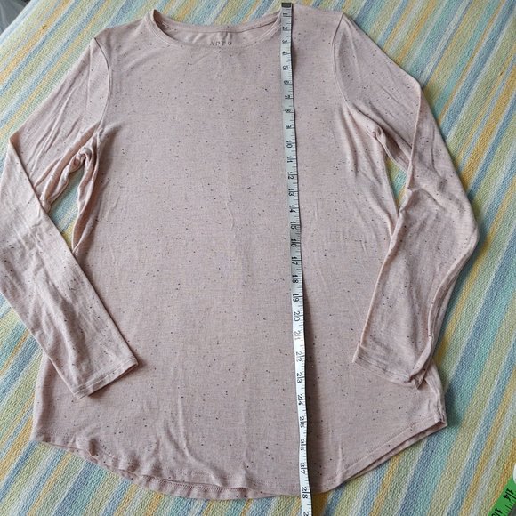 🛍️ BUNDLE ONLY | Apt 9 blush metallic sparkle top Small - Picture 6 of 14